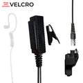 Velcro Mic & Earpiece Radio Kit w/ Quick Disconnect (Hirose) - EF Johnson 51SL ES, ASCEND ES, 5000, 5100, 7700, STEALTH SERIES, 5300, 7700, Kenwood VP900, VP600 & More