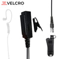 Velcro Mic & Earpiece Radio Kit w/ Quick Disconnect (Hirose) - Motorola: APX (Apex) Series, XPR Series, SRX2200, & More
