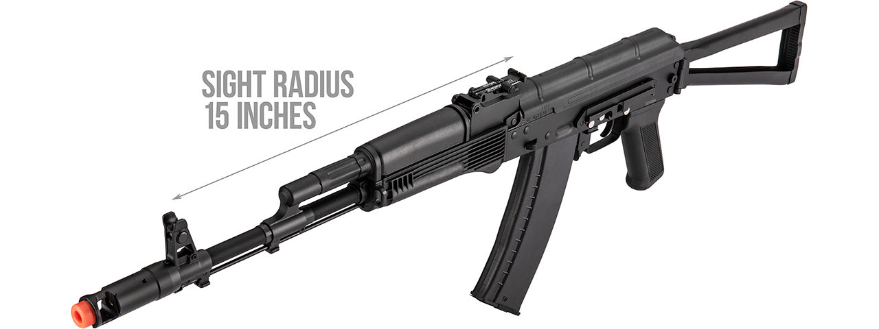 Double Bell AKS-74N Airsoft AEG Rifle Metal Body (BLACK)