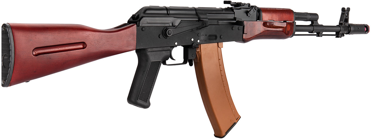 Double Bell AK74N AEG Airsoft Rifle Type A (BLACK / WOOD)
