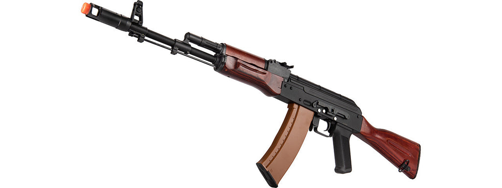 Double Bell AK74N AEG Airsoft Rifle Type B (BLACK / WOOD)