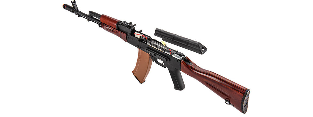 Double Bell AK74N AEG Airsoft Rifle Type B (BLACK / WOOD)