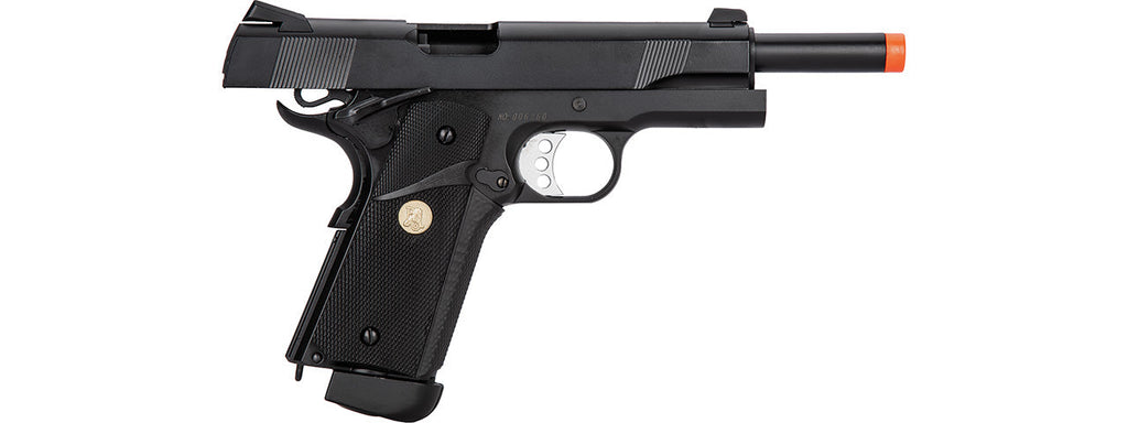 Double Bell M1911 CO2 Blowback MEU Airsoft Pistol Polymer] (BLACK)