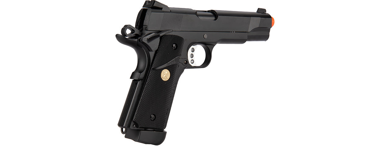Double Bell M1911 CO2 Blowback MEU Airsoft Pistol Polymer] (BLACK)