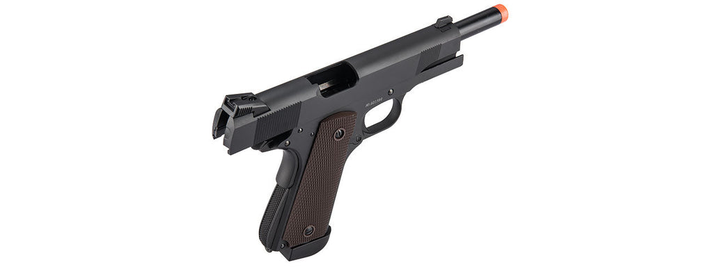 Double Bell M1911 Type 2 CO2 Gas Blowback Airsoft Pistol High Velocity (Black)
