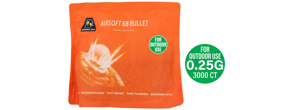 Double Bell 0.25G Outdoor BBs 3000rds (TWO TONE)