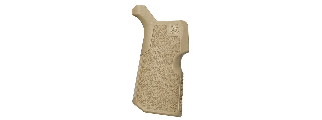 Die Free Kung Fu AR15/M4 12 Degree Angle Ergonomic Nylon Rifle Grip - (FDE)