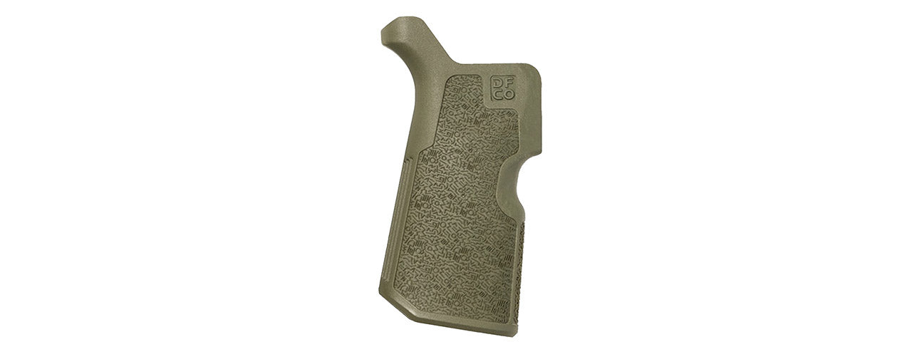 Die Free Kung Fu AR15/M4 12 Degree Angle Ergonomic Nylon Rifle Grip - (OD Green)