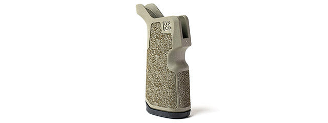 Die Free Kung Fu AR15/M4 12 Degree Angle Ergonomic Nylon Rifle Grip - (OD Green)