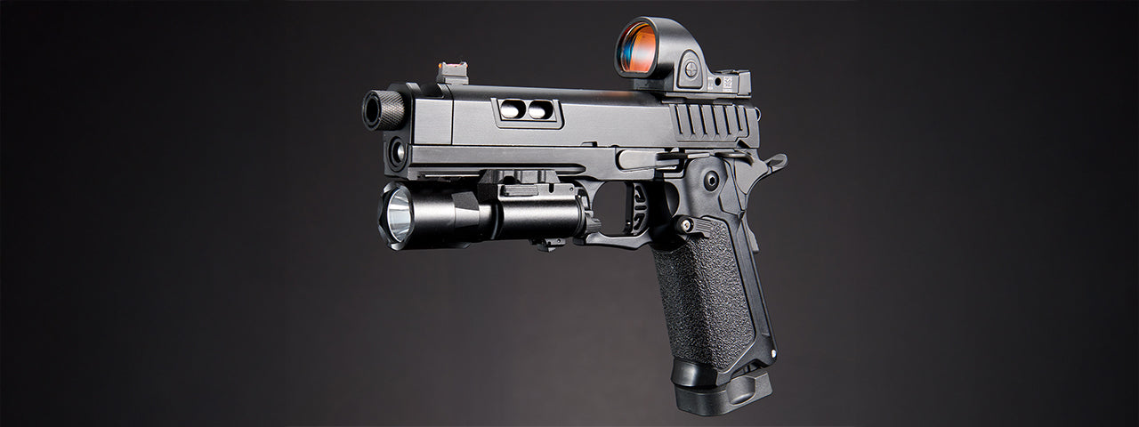 Custom Army Armament KAGE - R604 Hi-Capa Gas Blowback Airsoft Pistol - (Black)