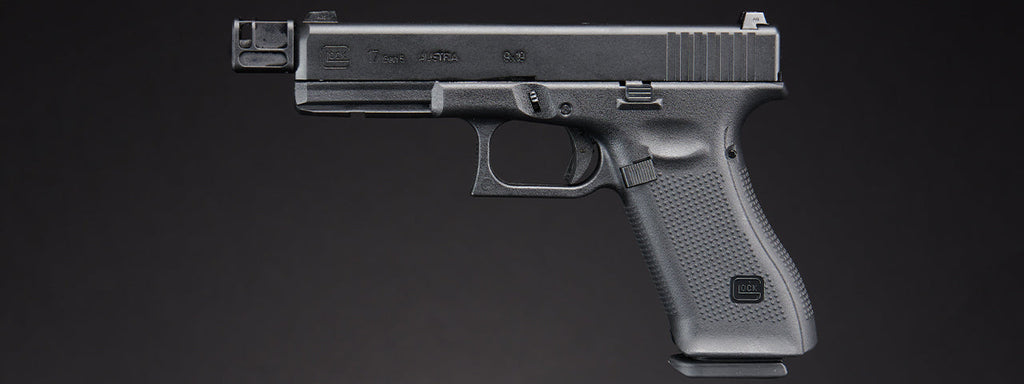 Dr. Gearbox Custom Glock 17 Gen 5 LAWMAN Gas Blowback Airsoft Pistol - (Black)