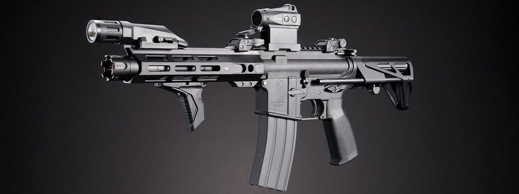 Custom Agave Ferret - Tokyo Marui MWS Gas Blowback Rifle - (Black)