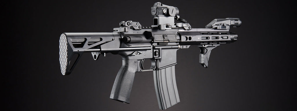 Custom Agave Ferret - Tokyo Marui MWS Gas Blowback Rifle - (Black)