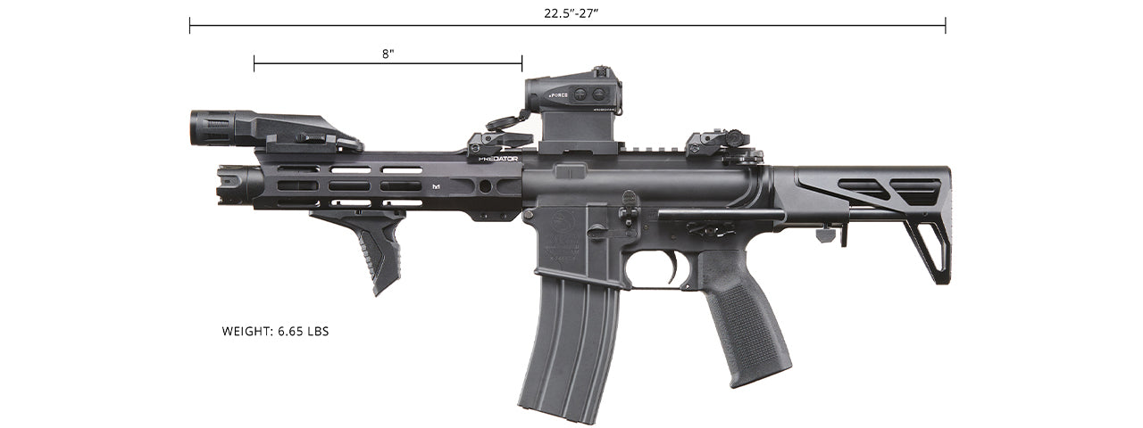 Custom Agave Ferret - Tokyo Marui MWS Gas Blowback Rifle - (Black)
