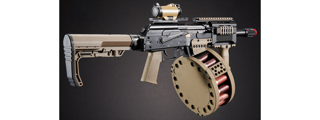 Custom Valdis - Tokyo Marui SAIGA-12 SBS Tri-Shot Gas Blowback Airsoft Shotgun