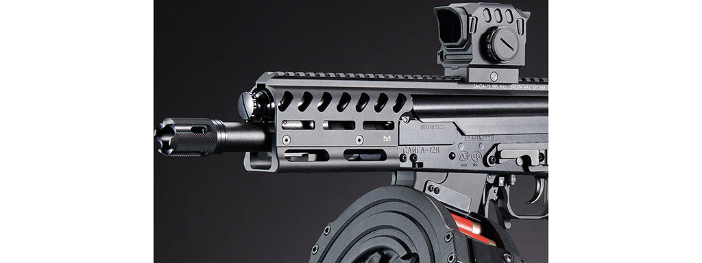 Custom Tokyo Marui CHERNOBOG - SAIGA-12 SBS Tri-Shot Gas Blowback Airsoft Shotgun