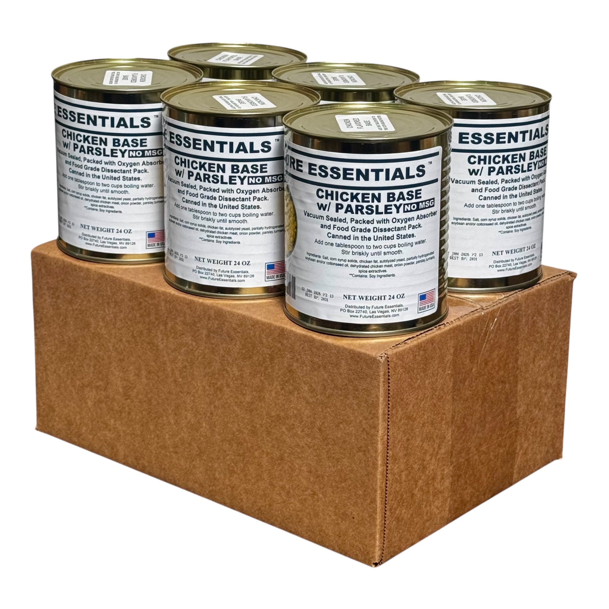 Future Essentials Canned Chicken Base with Parsley