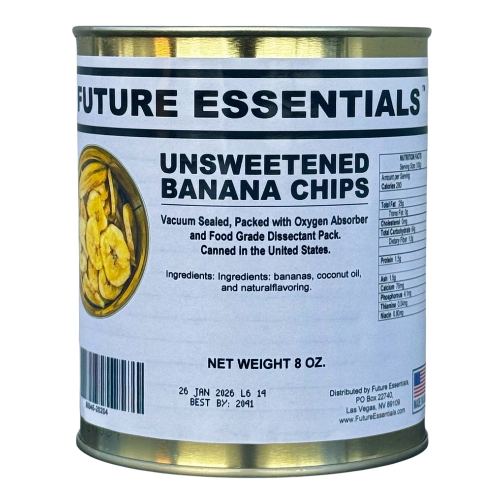 Future Essentials Dehydrated Unsweetened Banana Chips