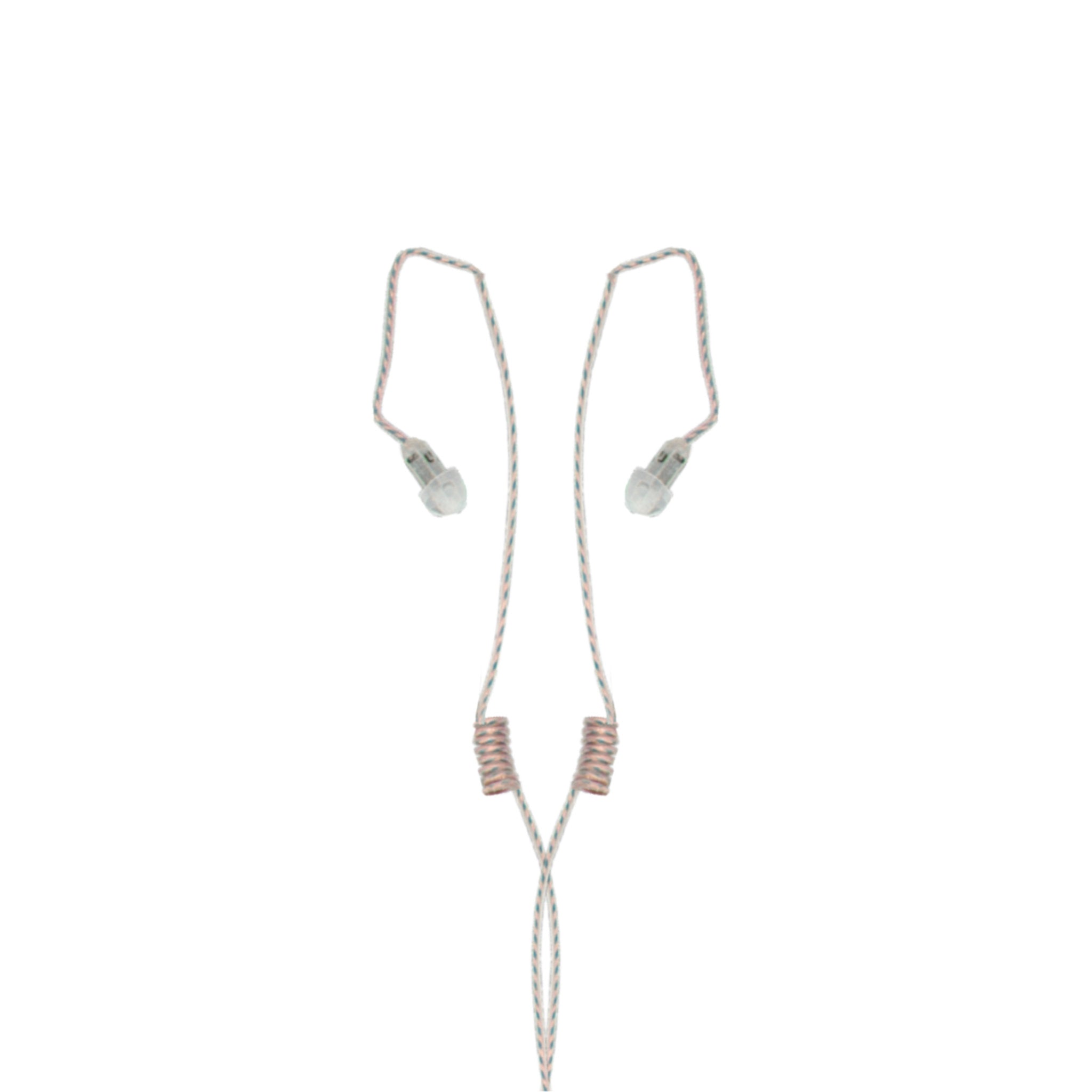 Invisible Series: The Ultimate Discrete Monitor Only IFB Dual Earpiece- 48 Inch Cable w/ 3.5mm(mini plug) Anchor/Broadcaster Earset