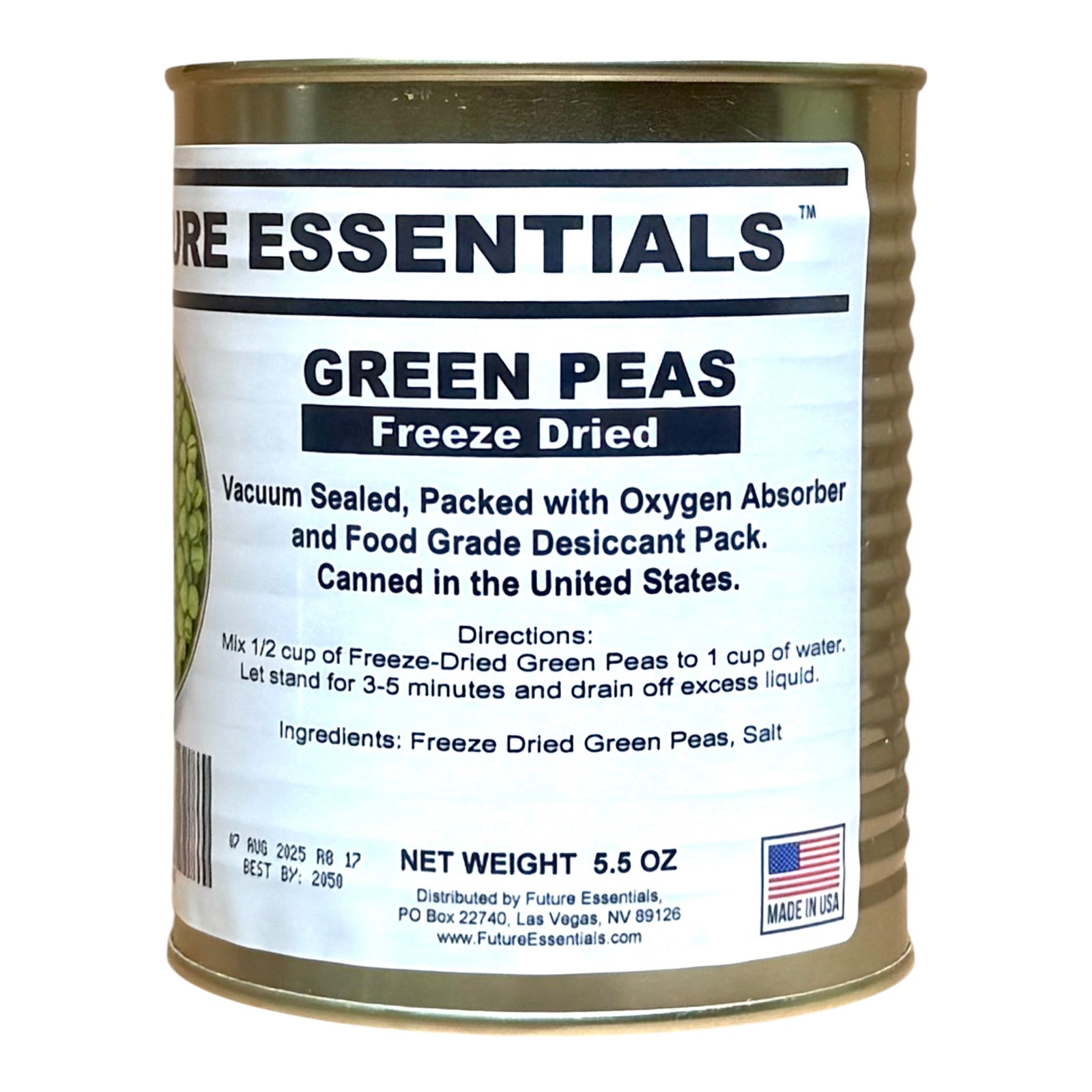 Case (12 Cans) of Future Essentials Freeze Dried Vegetable Variety