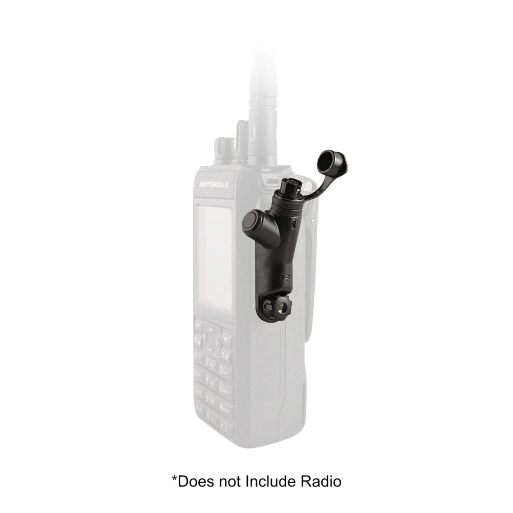 Tactical Radio Adapter/PTT for Headset w/ Quick Disconnect(Hirose): NATO/Military Wiring, Gentex, Ops-Core, OTTO, 3M Peltor ComTac, XPI, Helicopter, & More - Motorola R7, MXP600, ION & N Series