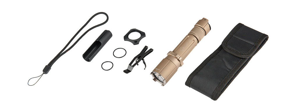 OPSMEN TACTICAL 1000-LUMEN SELF DEFENSE LIGHT - TAN