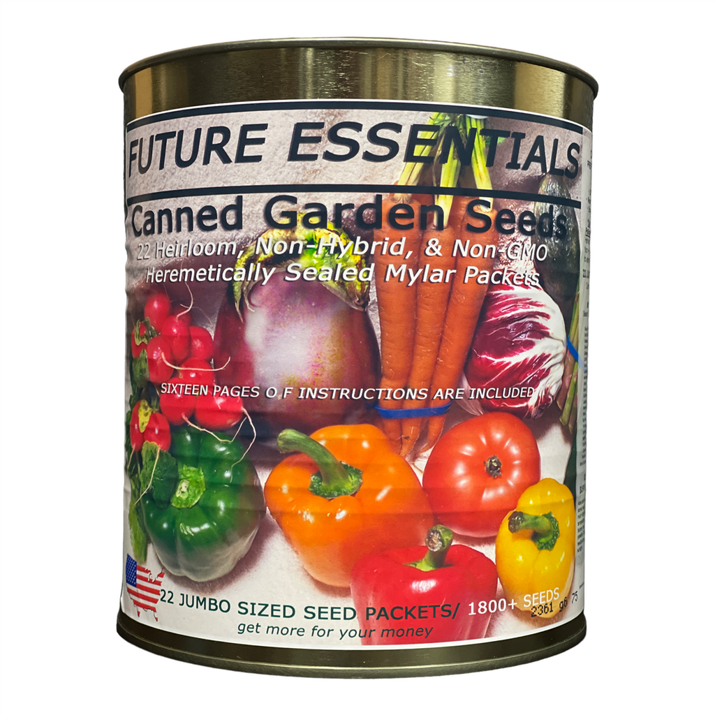 22 Different Heirloom/Non-GMO Canned Vegetable / Garden Seeds for Long Term Storage