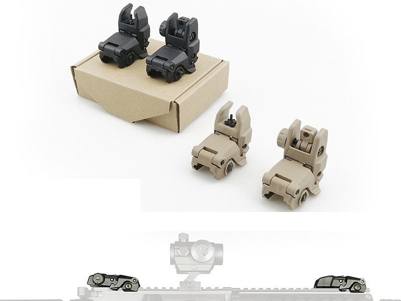 Flip Up Back Up Sights (Front and Rear Set)