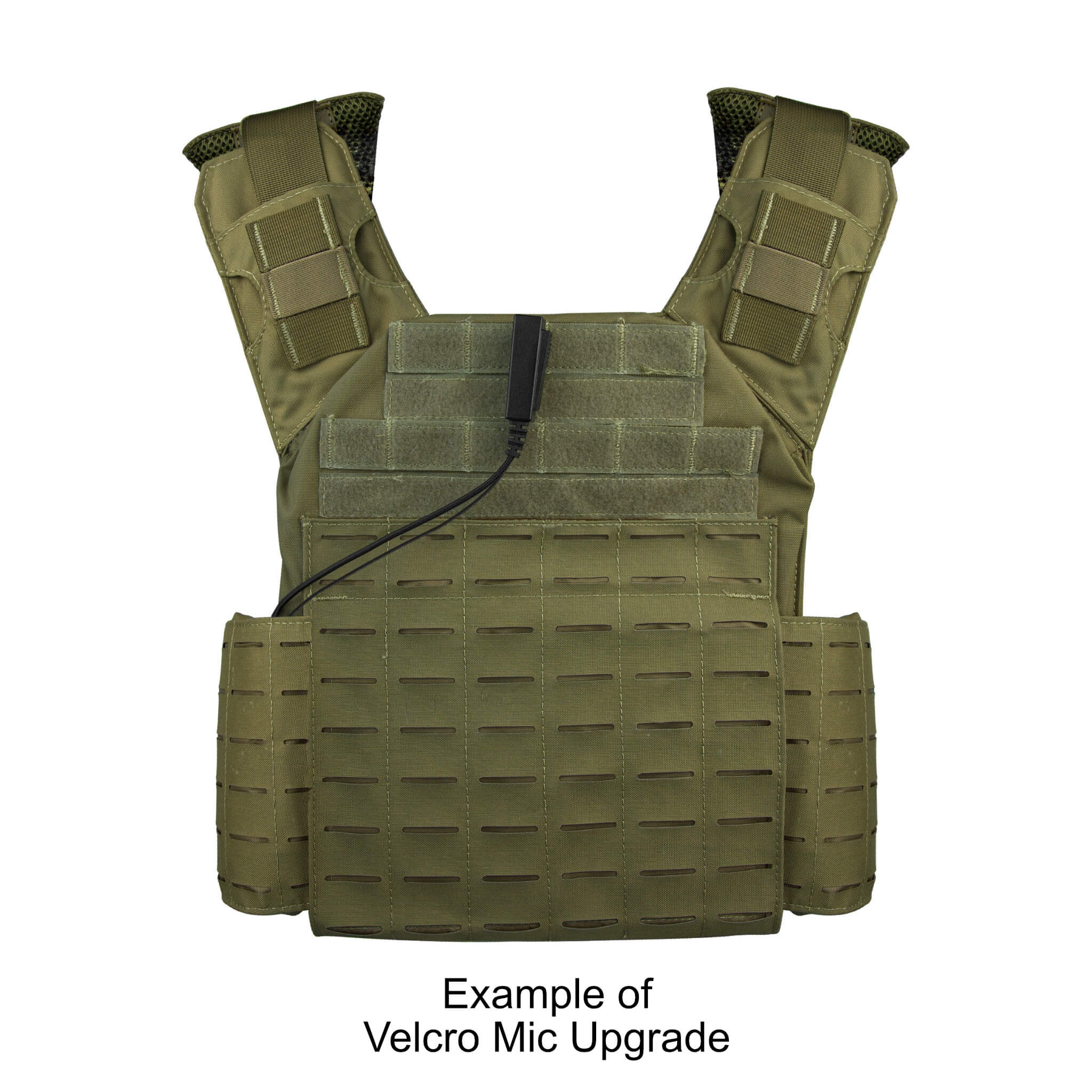 Patrol Mic & Invisible Series Tubeless Earpiece Complete Tactical Kit w/ Quick Disconnect (Hirose) - Kenwood All Multi-Pin TK & NX Series