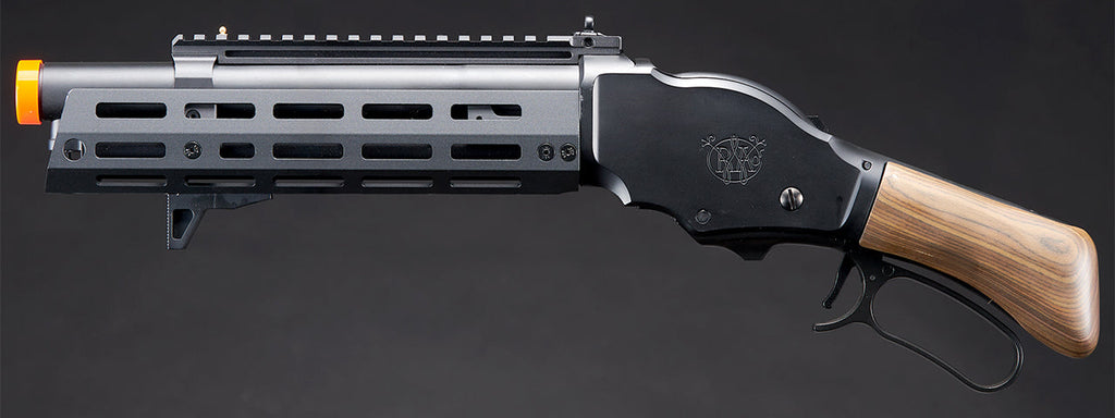Golden Eagle Alpha Tactical Production A.T.87 Compact Lever Action Gas Shotgun - (Black)