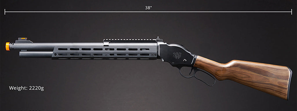 Golden Eagle Alpha Tactical Production A.T.87 Long Barrel Lever Action Gas Shotgun - (Black)