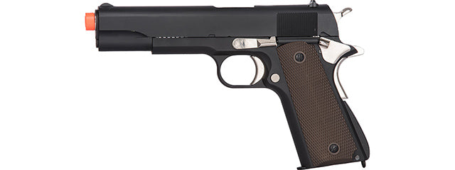 Golden Eagle IMF 3306 1911A1 Gas Blowback Airsoft Pistol (BLACK / SILVER)
