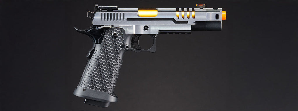 Golden Eagle 3357 Pro Series Gas Blowback Airsoft Pistol - (Silver)