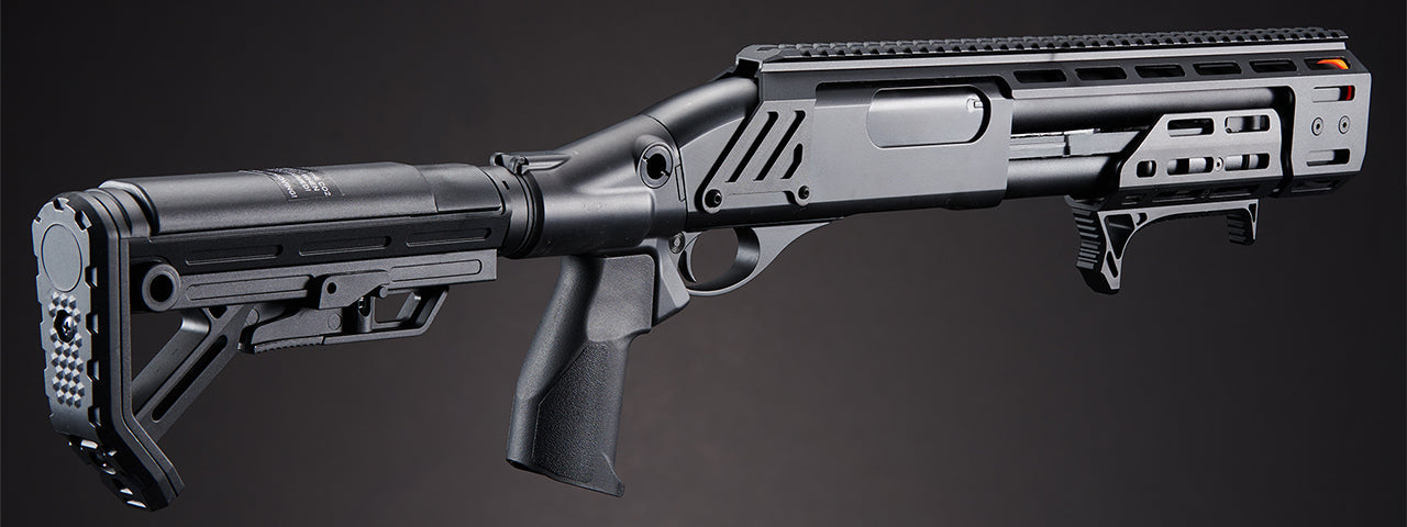 Golden Eagle Alpha Tactical Production A.T.P. Doomsday CO2 Gas Pump-Action Shotgun - (Black)