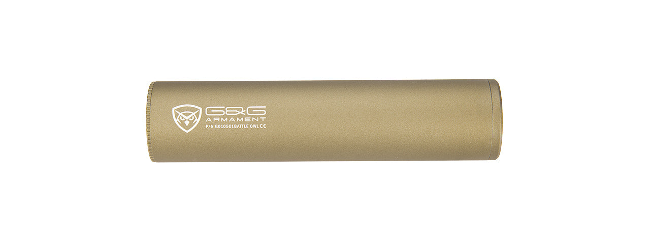 GNG-G-01-050-1 BATTLE OWL TRACER UNIT / MOCK SUPPRESSOR FOR 12MM CCW (TAN)