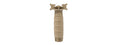 G&G VERTICAL TACTICAL FORE GRIP W/ INTEGRATED SIDE RAILS - DESERT TAN