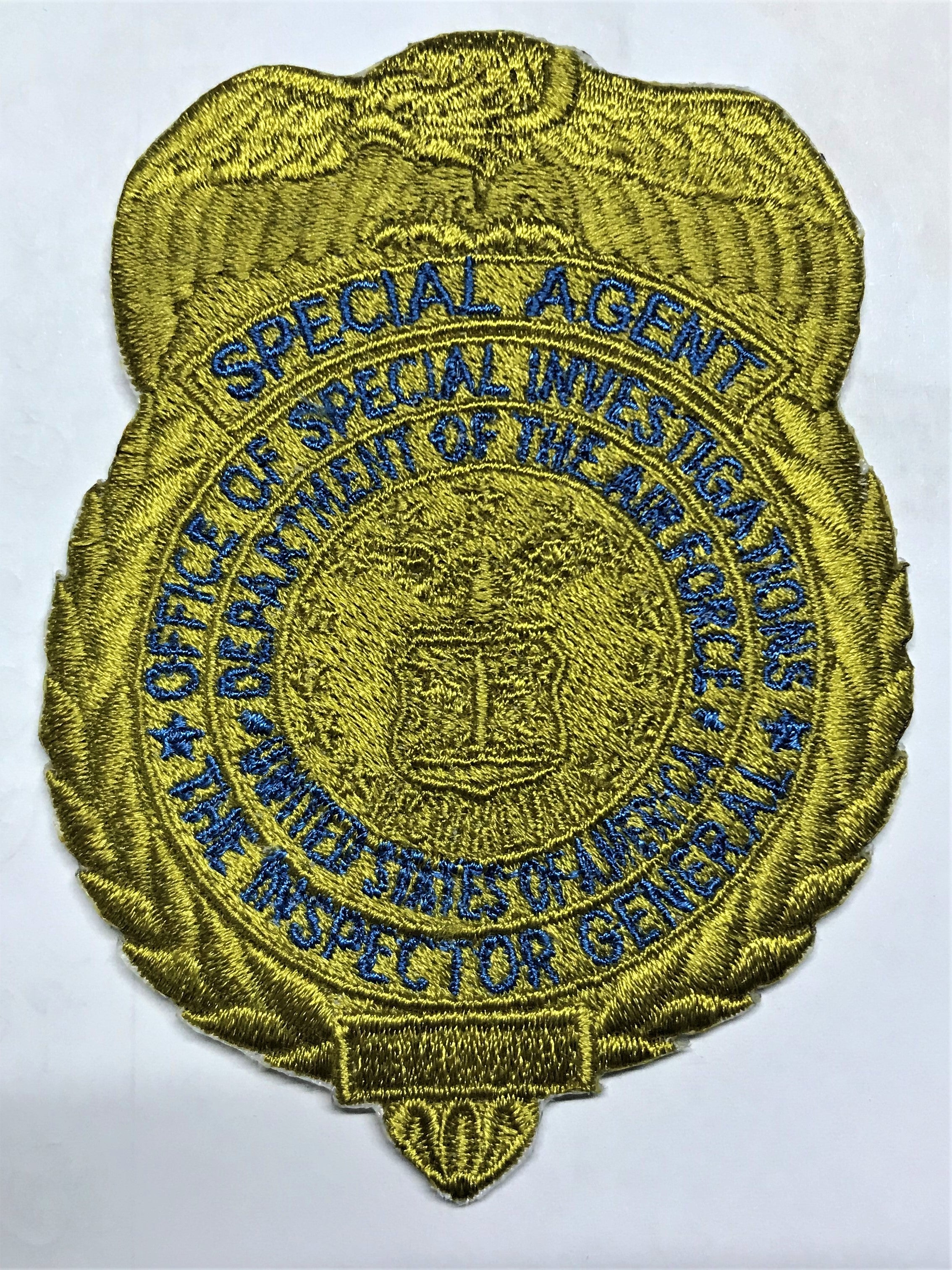 Gold OSI Badge Patch (Velcro Backed)