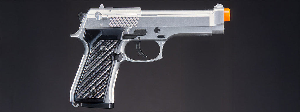 HFC HA-118S Premium Spring Tactical Tactical Airsoft Pistol (Color: Silver)