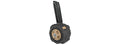 HD-002 HFC HD DRUM MAGAZINE FOR AIRSOFT GBB M9 SERIES (BROWN / BLACK)