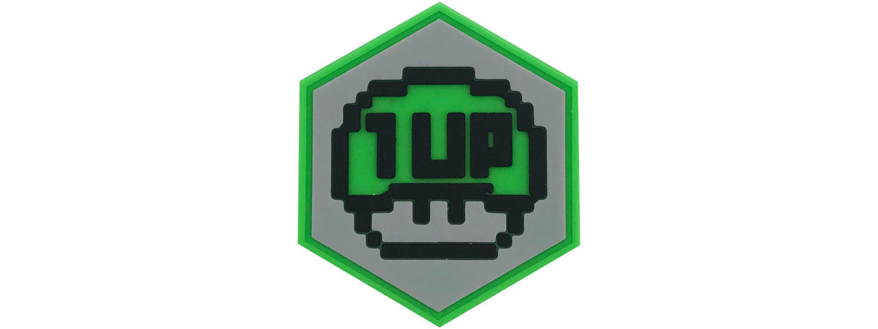 Hexagon PVC Patch 1-Up Mushroom