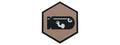 Hexagon PVC Patch Bullet Bill