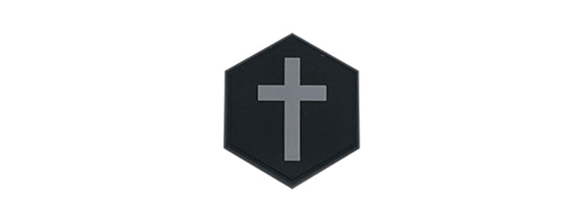 Hexagon PVC Patch Cross