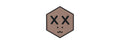 Hexagon PVC Patch Dead Face (Color: Light)