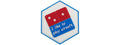 Hexagon PVC Patch I like to play airsoft Pizza