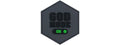Hexagon PVC Patch "God Mode On"