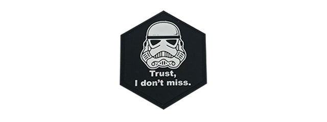 Hexagon PVC Patch Trust, I Don't Miss