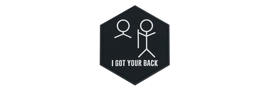 Hexagon PVC Patch I Got Your Back