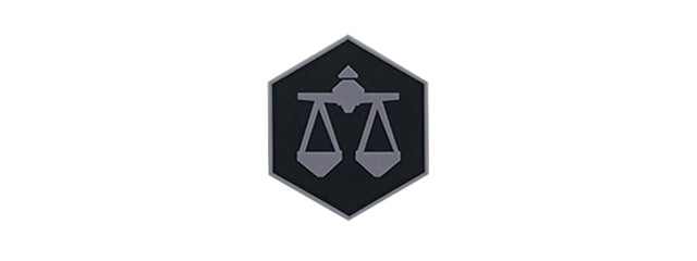 Hexagon PVC Patch Zodiac Sign Libra