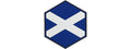 Hexagon PVC Patch Scotland Flag