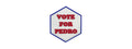 Hexagon PVC Patch Napoleon Dynamite "Vote For Pedro"